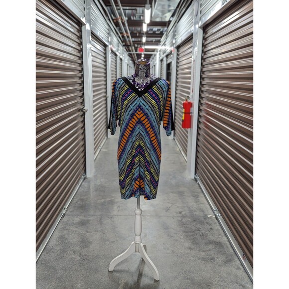 London Times Size 8 Multicolor Sheath dress - Picture 1 of 7